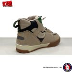 کفش اسپرت بچگانه پینوکیو ترک مدل ساق‌دار کرم سبز - Image 5