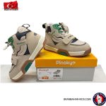 کفش اسپرت بچگانه پینوکیو ترک مدل ساق‌دار کرم سبز - Image 6